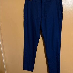 Zara blue straight-leg dress pants size 32 #dress pants Men's Blue Pants